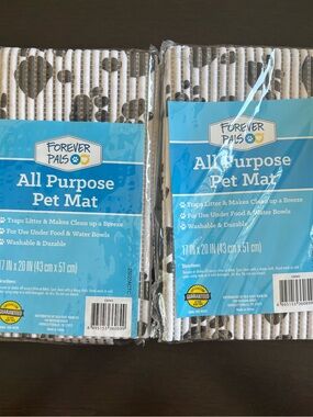 Forever 21 All Purpose Washable Pet Mats Paw Print